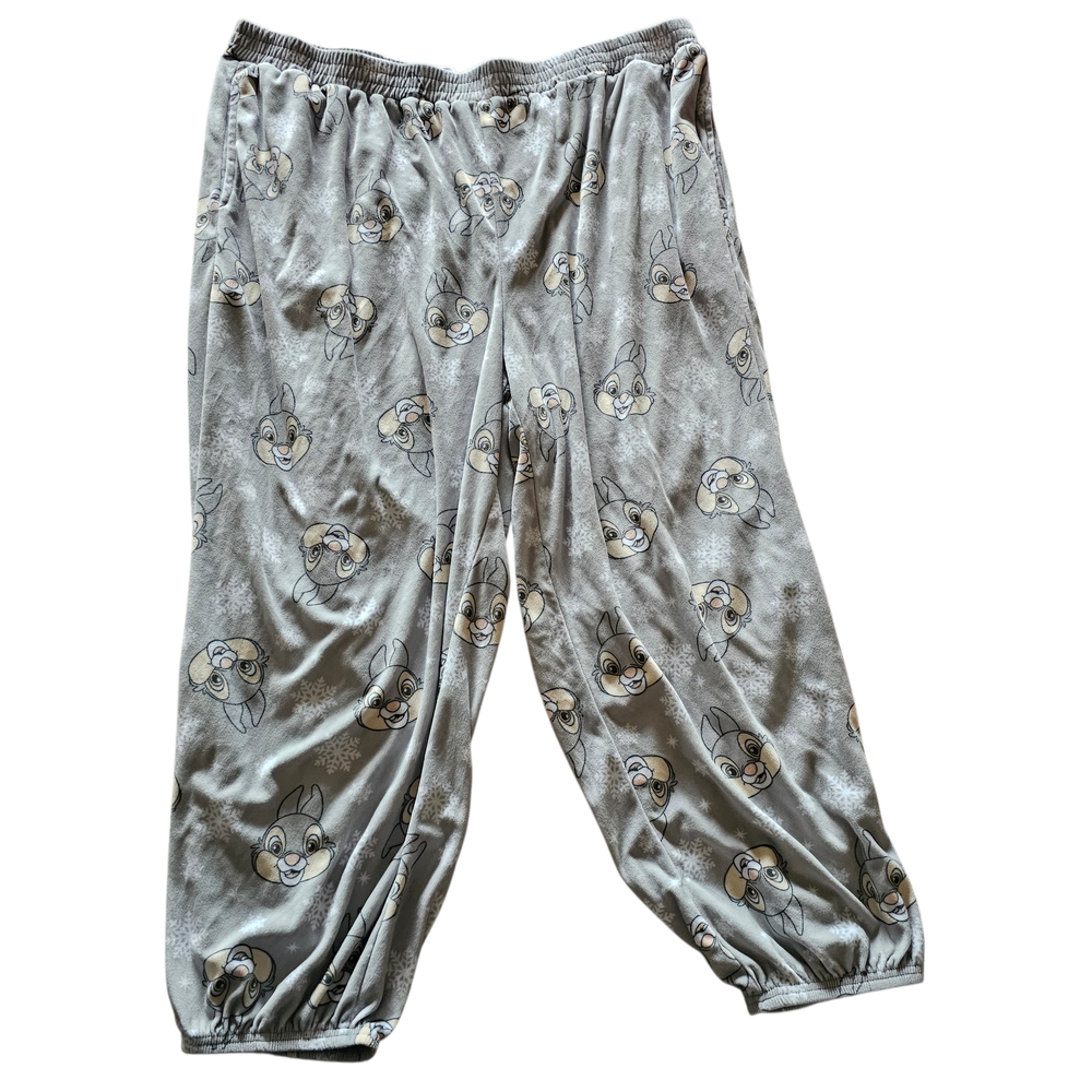 Disney Thumper Gray Lounge Pajama Pants Size 2X